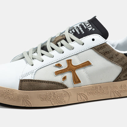 Premiata Steven White Brown