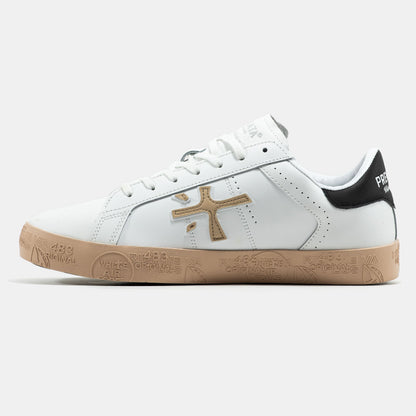 Premiata Steven White Beige