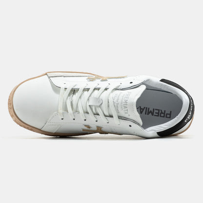 Premiata Steven White Beige