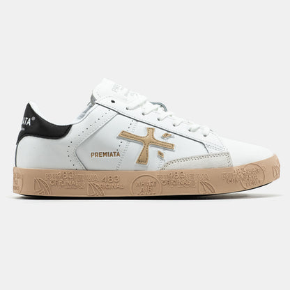 Premiata Steven White Beige