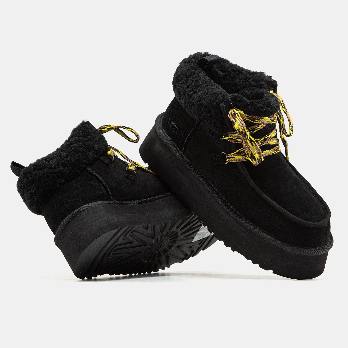 UGG Funkarra Cabin Cuff Black Yellow