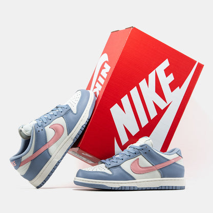 Nike SB Dunk Low Blue White Pink Logo