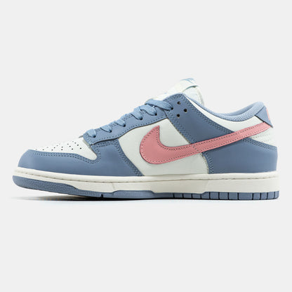 Nike SB Dunk Low Blue White Pink Logo
