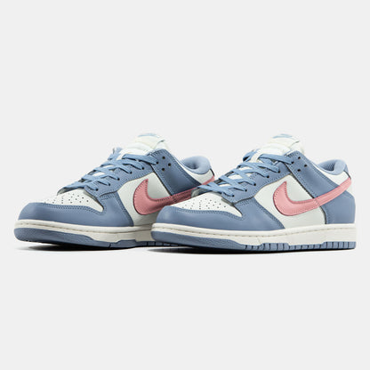 Nike SB Dunk Low Blue White Pink Logo
