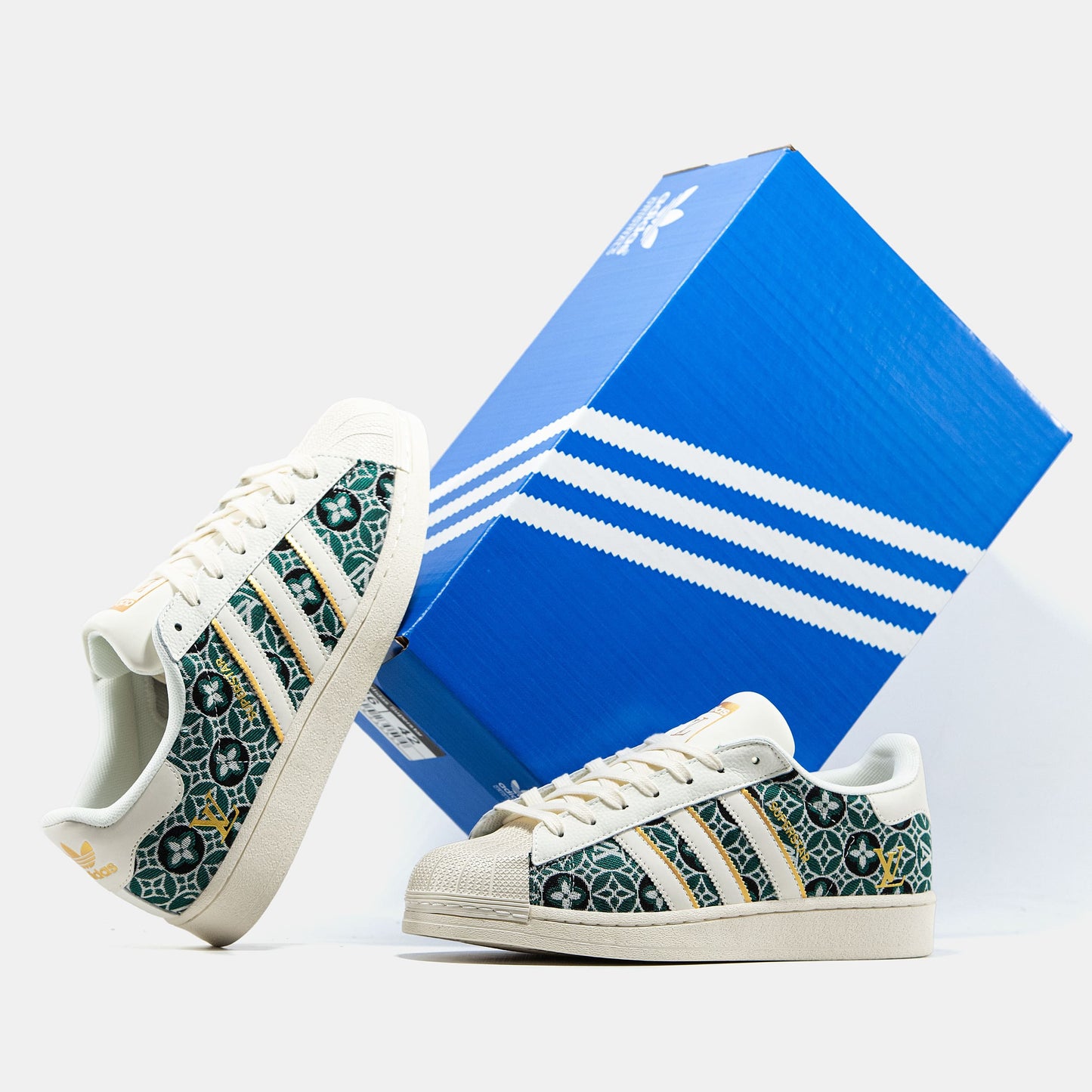 Adidas Superstar x Louis Vuitton Green Beige