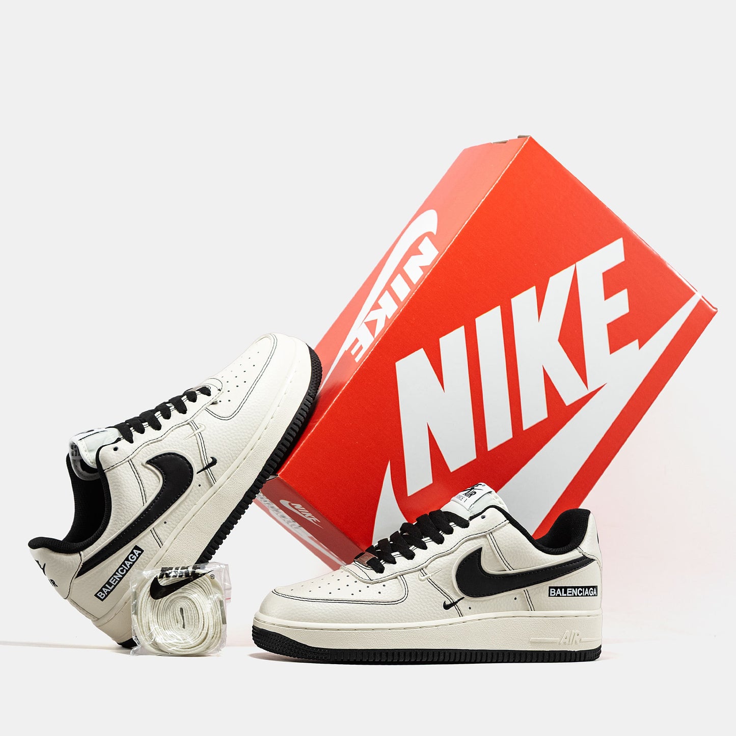 Nike Air Force 1 x Balenciaga White Black