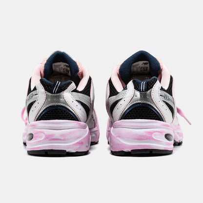 New Balance 530 Custom Black White Pink