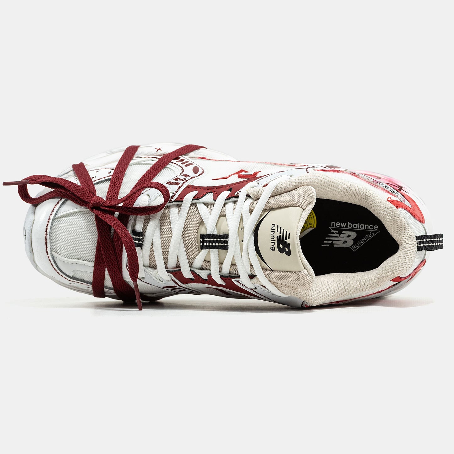 New Balance 530 Custom White Red