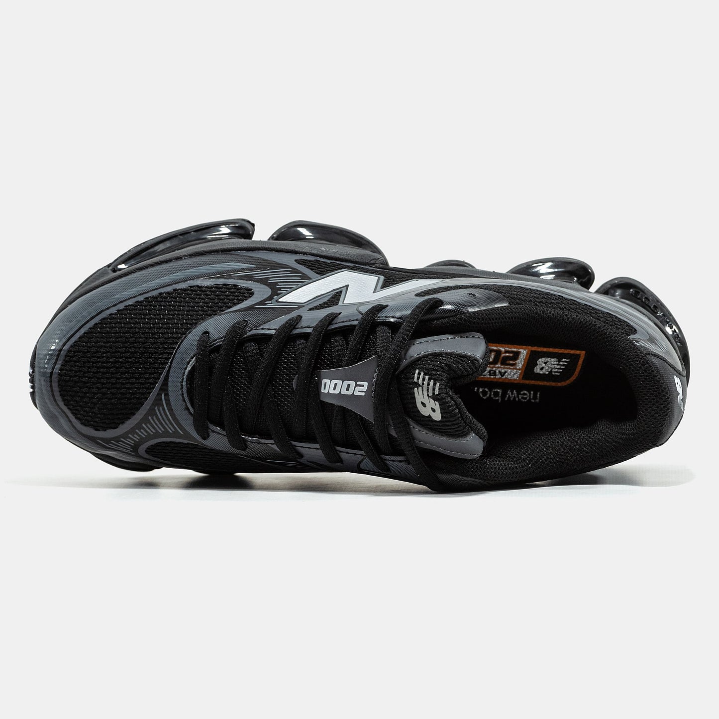 New Balance 2000 Black White Logo