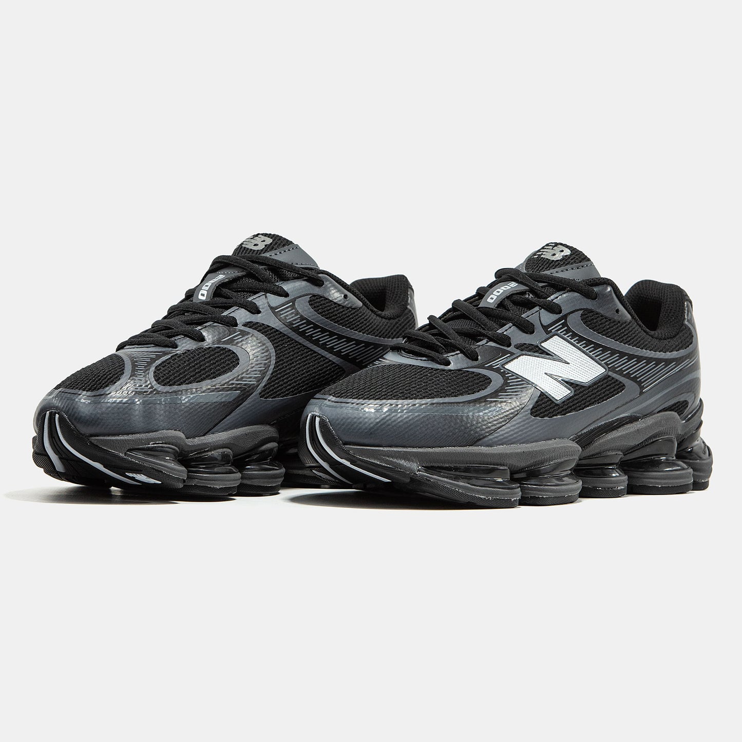 New Balance 2000 Black White Logo