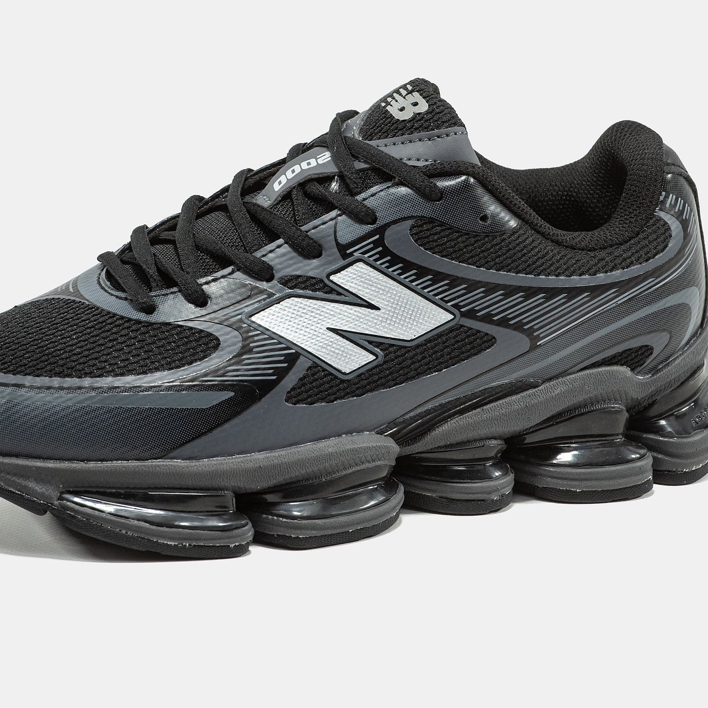 New Balance 2000 Black White Logo