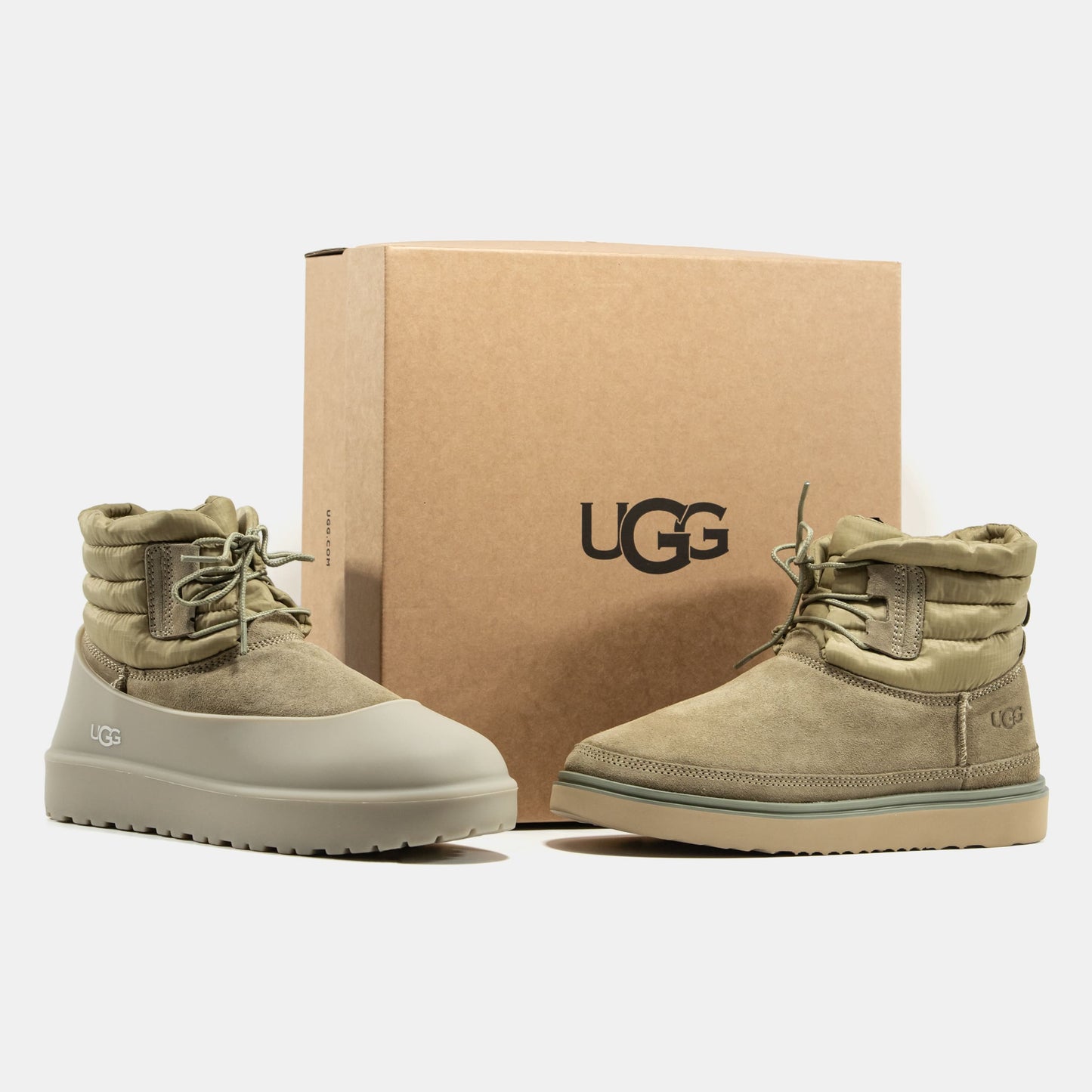 UGG Classic Mini Lace-Up Beige