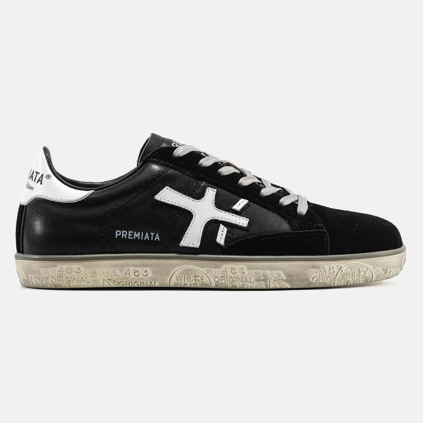 Premiata Steven Black White