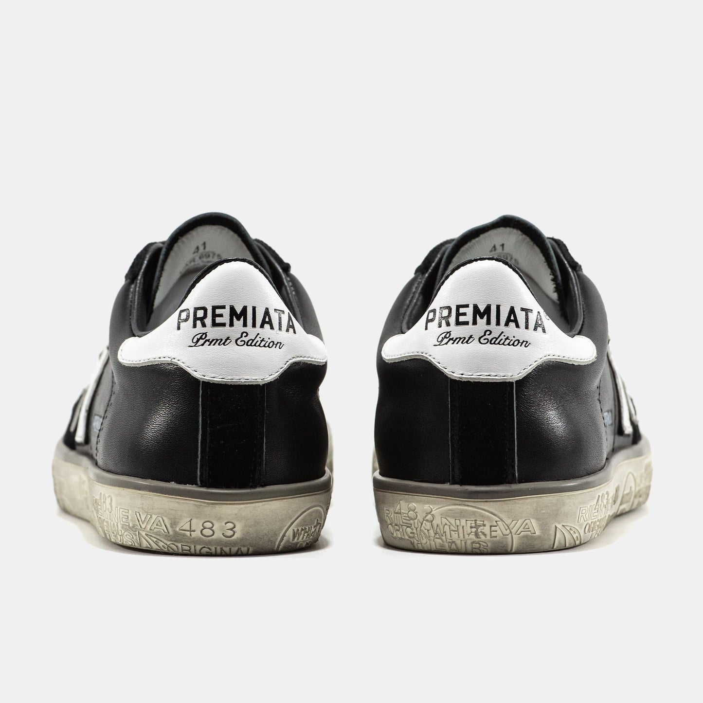 Premiata Steven Black White