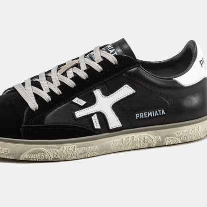 Premiata Steven Black White