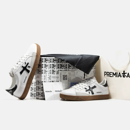 Premiata Steven White Black