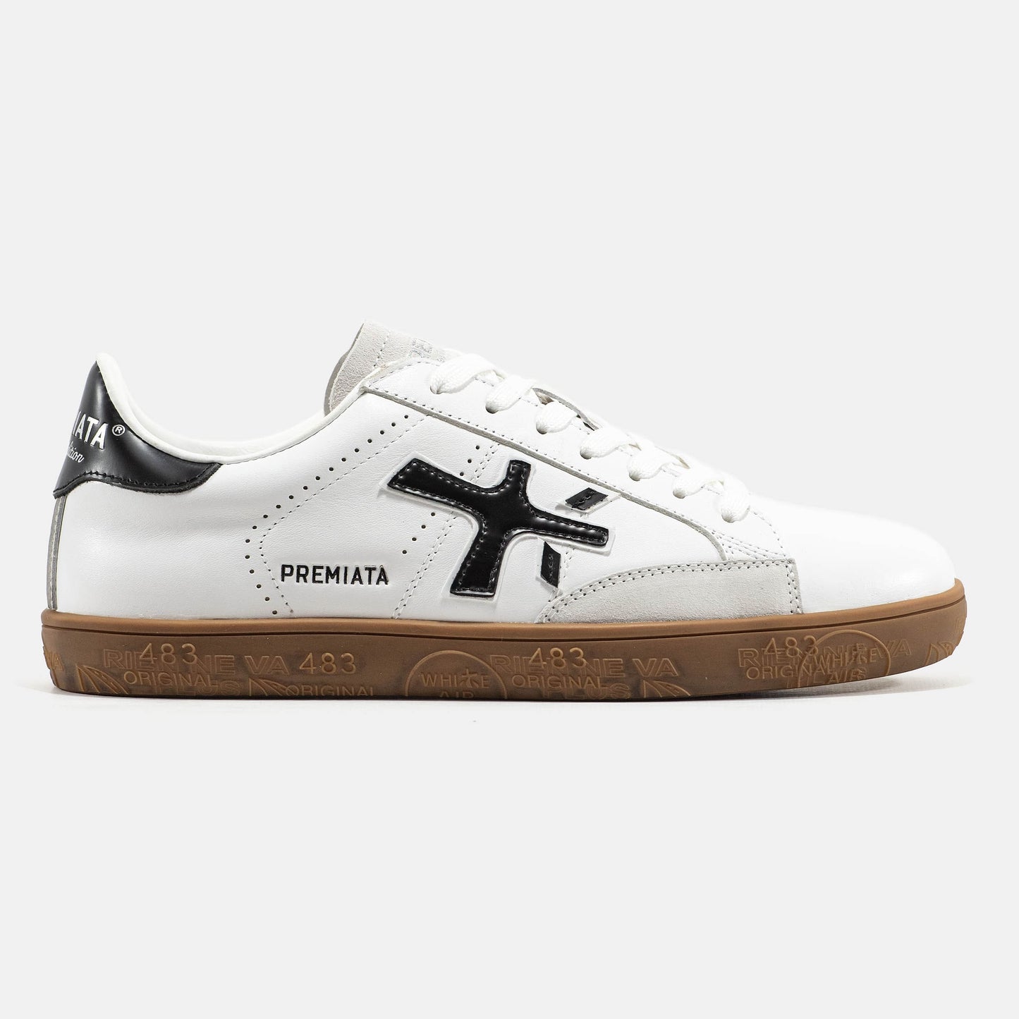 Premiata Steven White Black