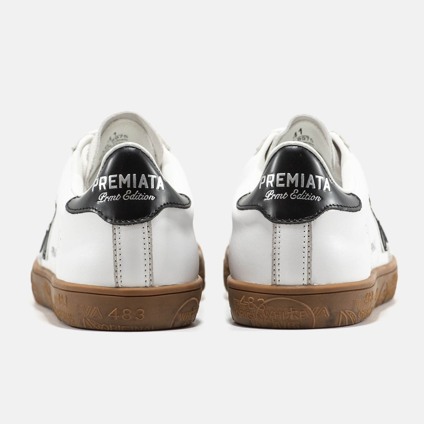 Premiata Steven White Black