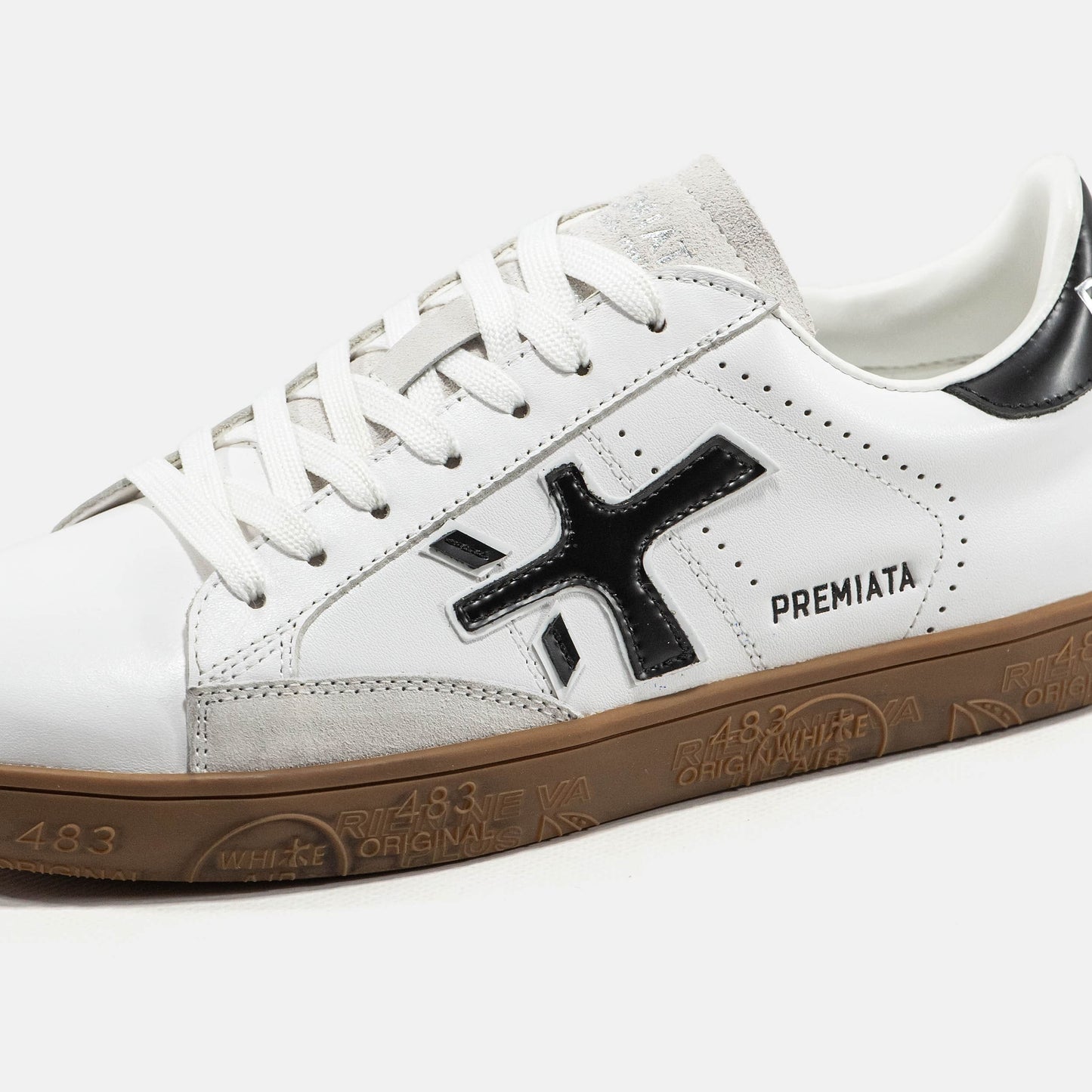 Premiata Steven White Black