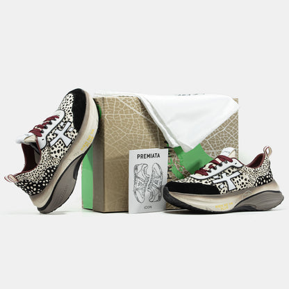 Premiata HILL Leopard Beige