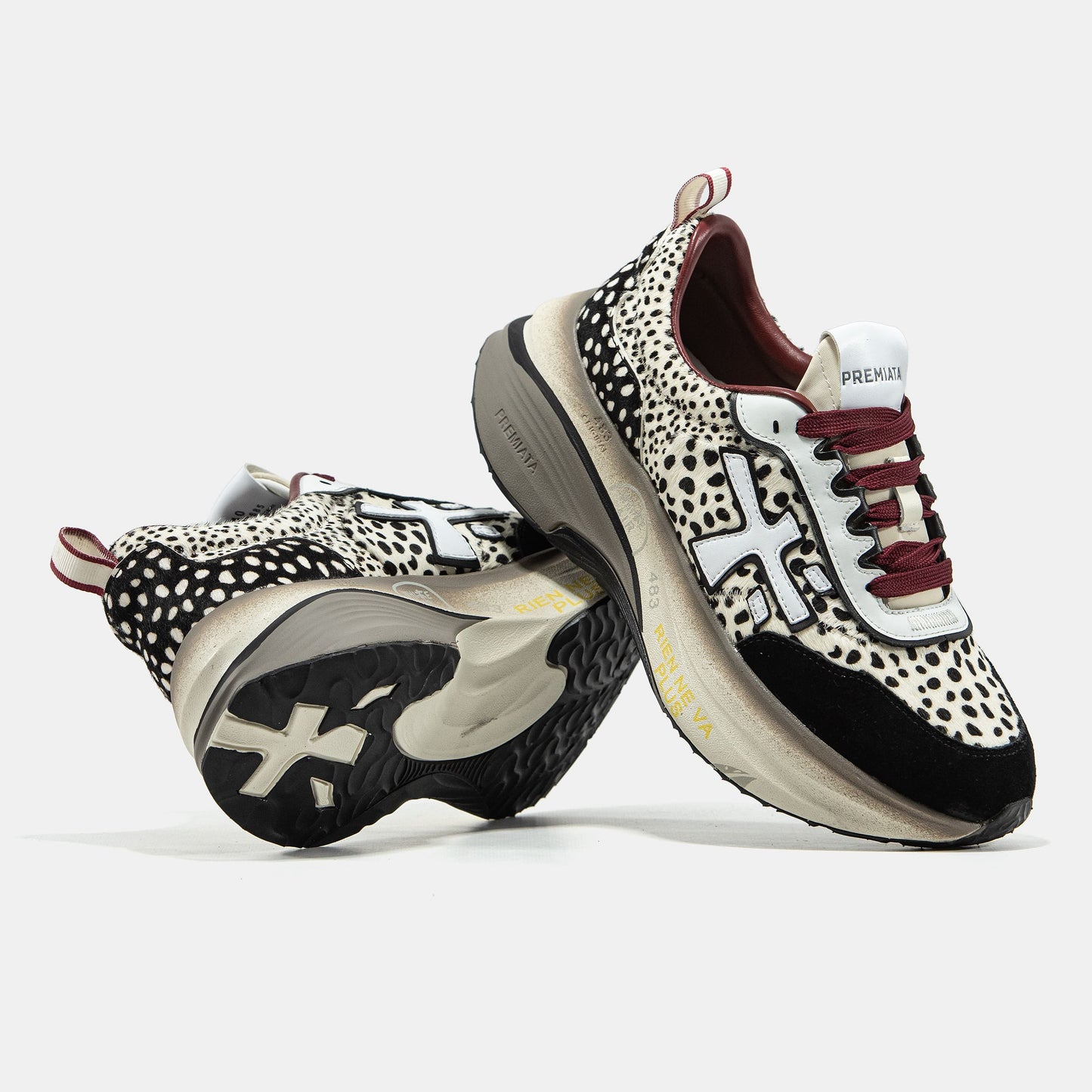 Premiata HILL Leopard Beige