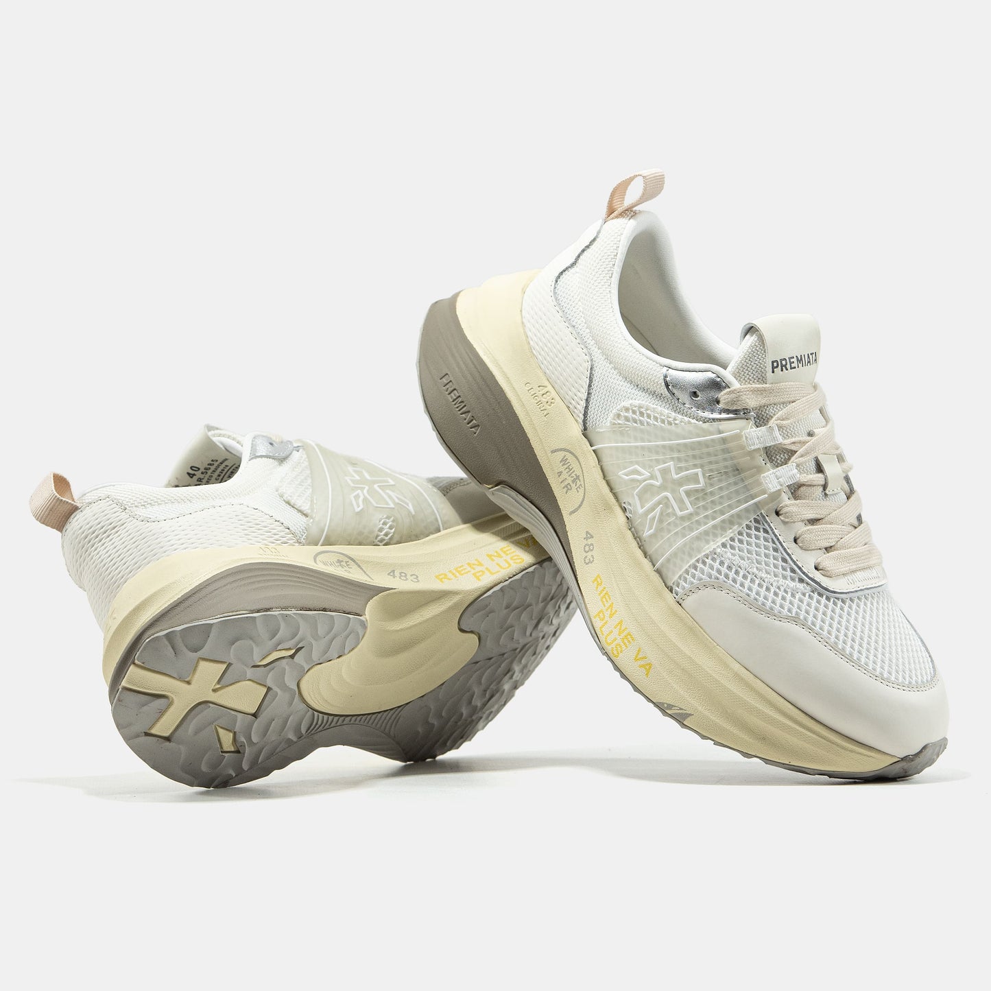 Premiata HILL White Beige