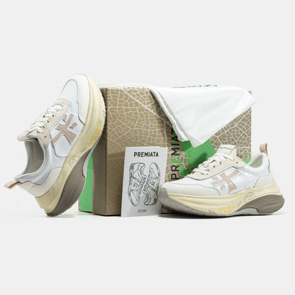 Premiata HILL Beige White