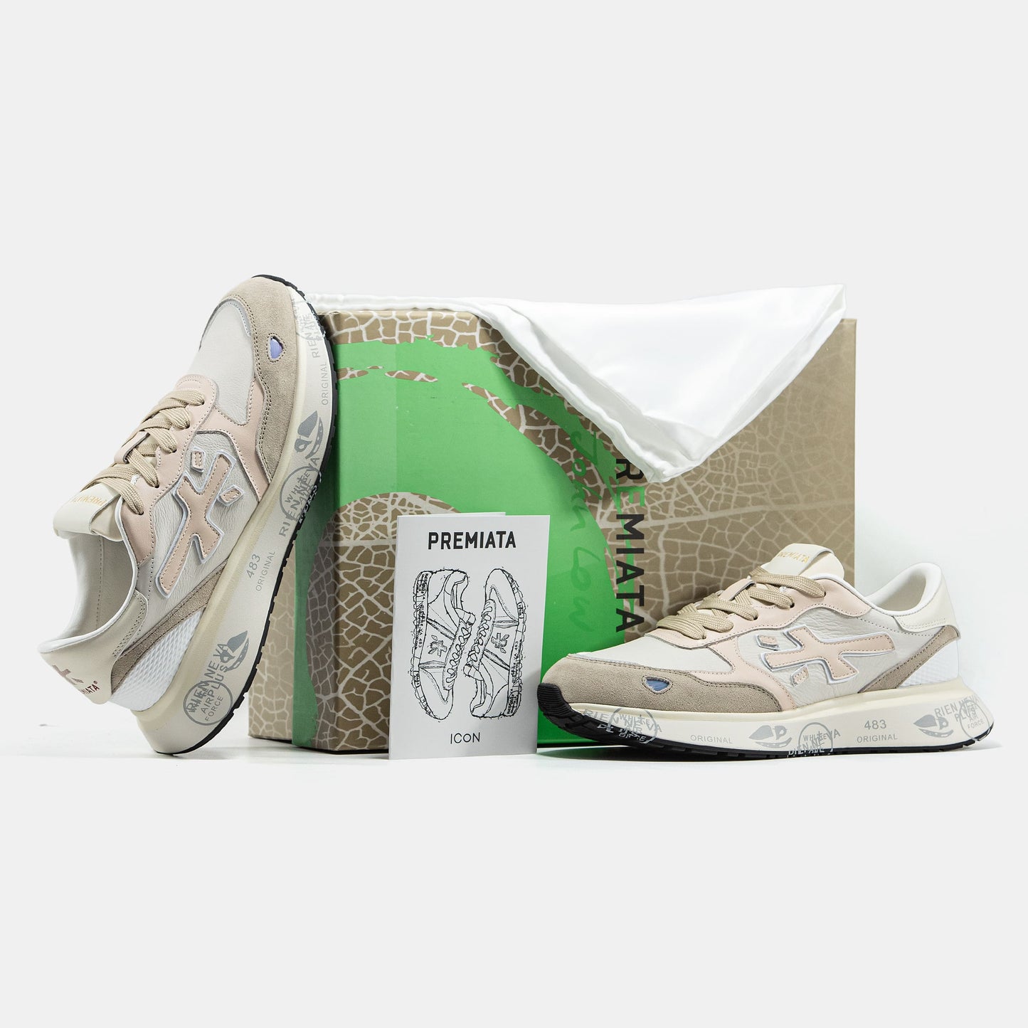 Premiata Lauryn Beige White