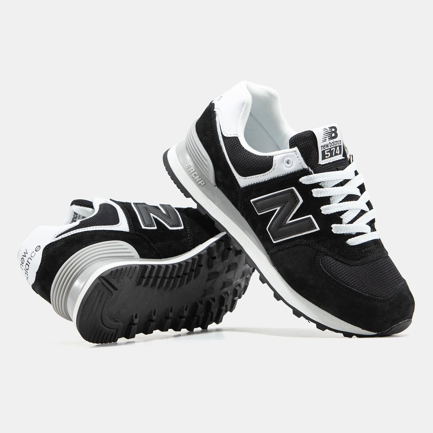 New Balance 574 Black White