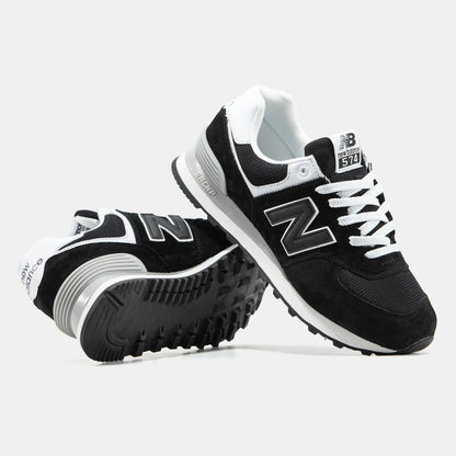 New Balance 574 Black White