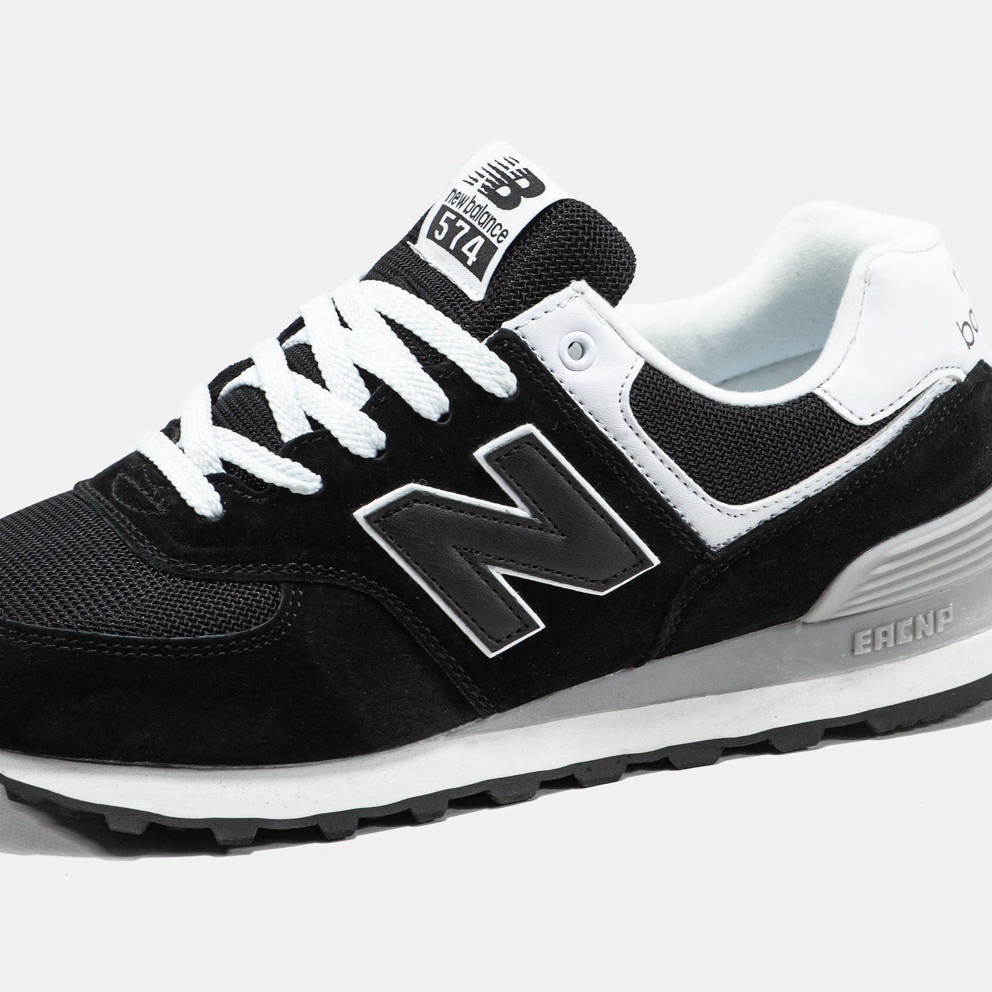 New Balance 574 Black White