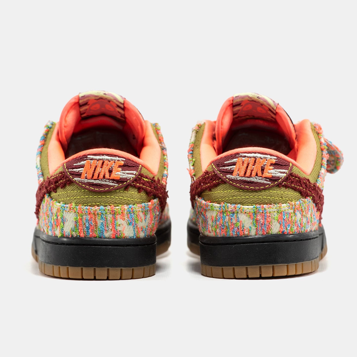 Nike SB Dunk Low Panda-Monium Olive Orange