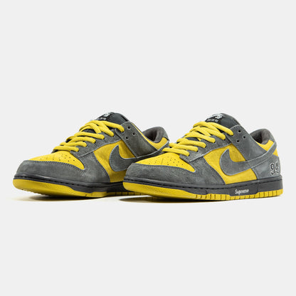 Nike SB Dunk Low x Supreme Grey Yellow