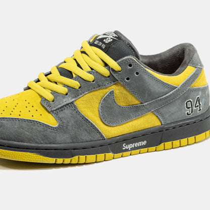 Nike SB Dunk Low x Supreme Grey Yellow