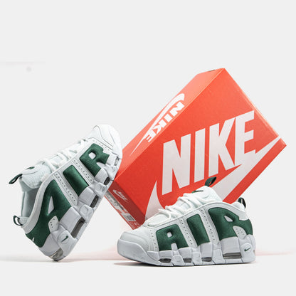 Nike Air More Uptempo Low White Green