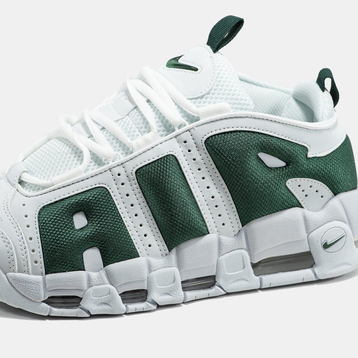 Nike Air More Uptempo Low White Green