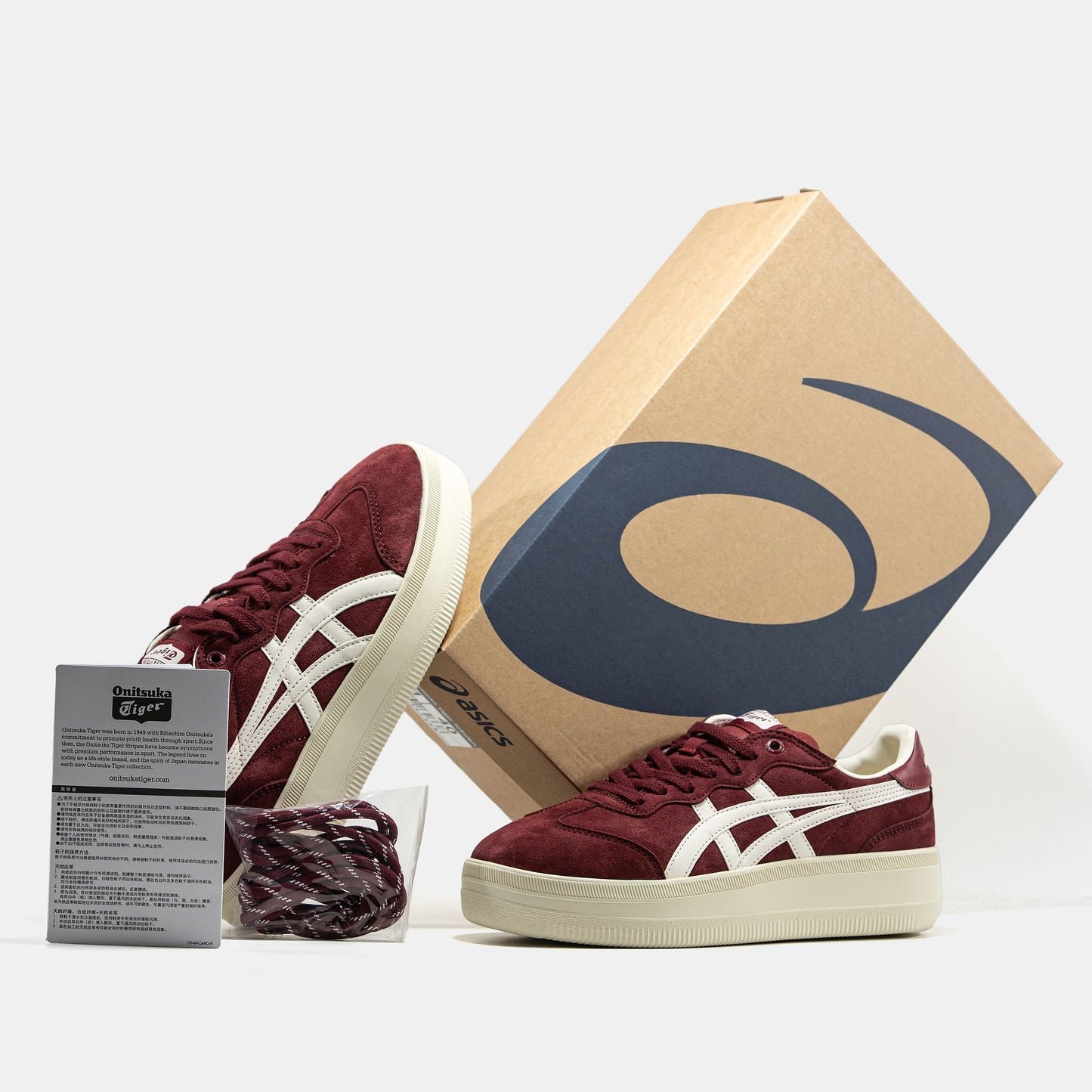 Asics Onitsuka Tiger Tokuten Burgundi White