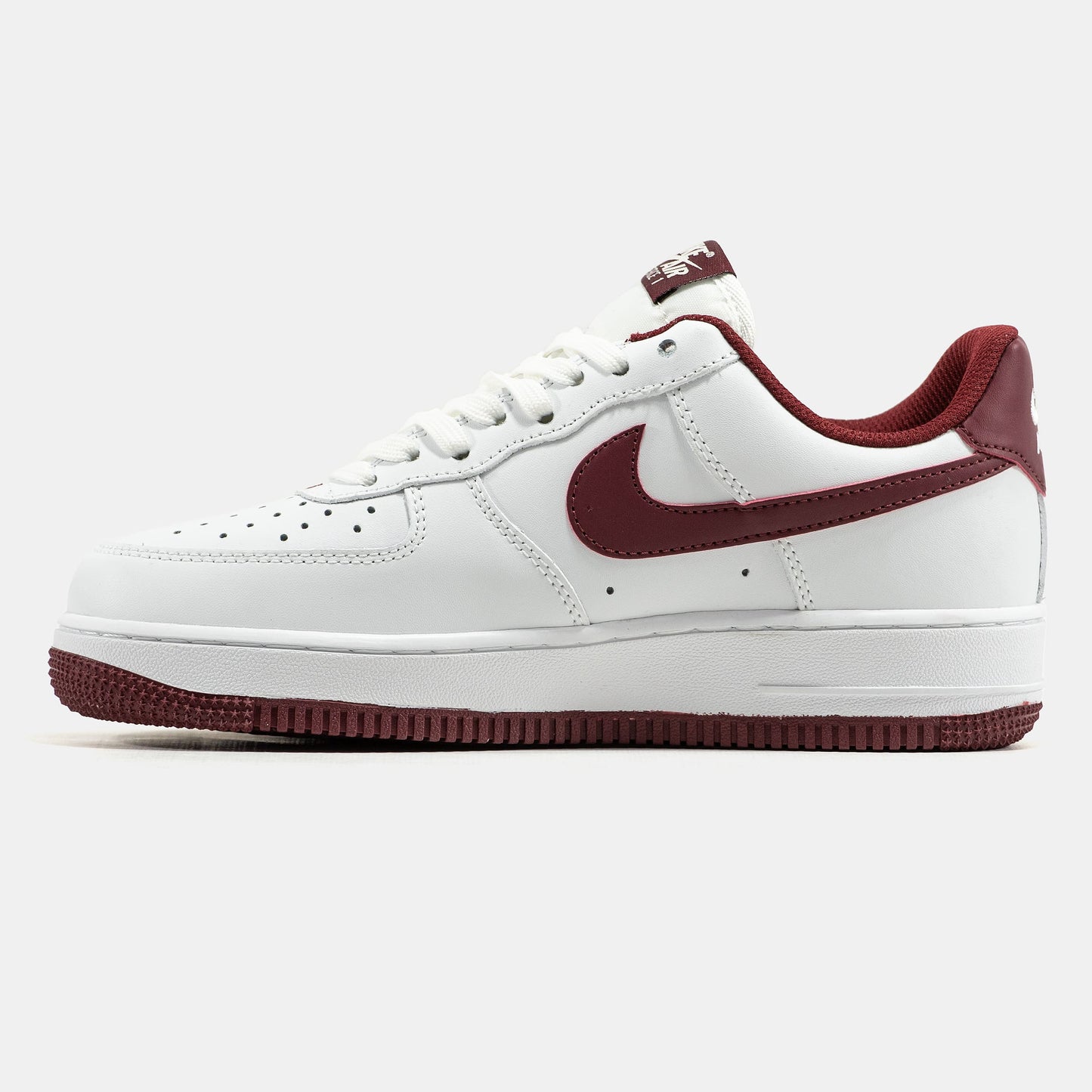 Nike Air Force 1 Low White Burgundy