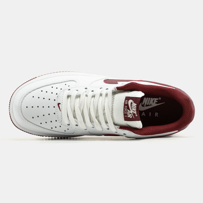 Nike Air Force 1 Low White Burgundy