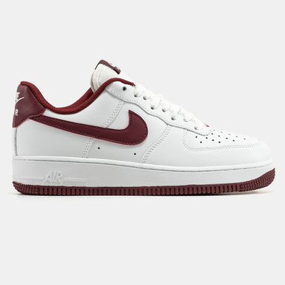 Nike Air Force 1 Low White Burgundy