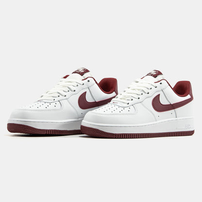 Nike Air Force 1 Low White Burgundy