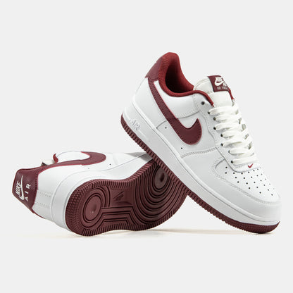 Nike Air Force 1 Low White Burgundy