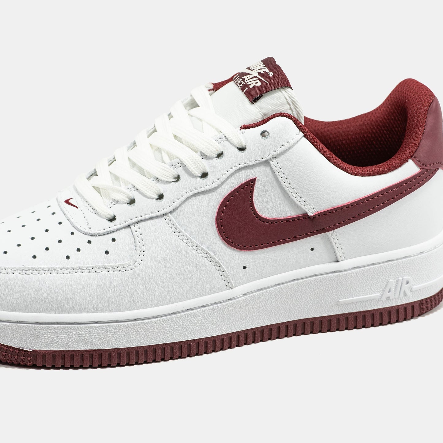 Nike Air Force 1 Low White Burgundy