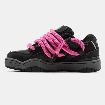 Cat & Sofa Dreadlocks Black Pink