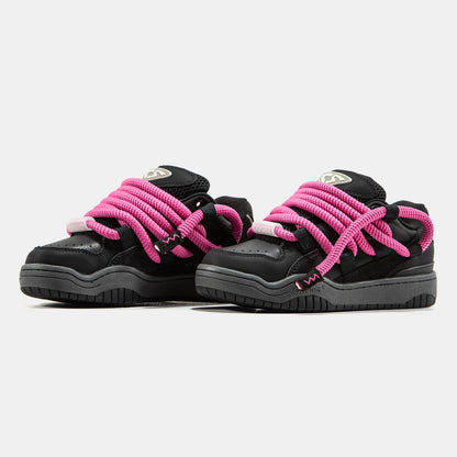 Cat & Sofa Dreadlocks Black Pink