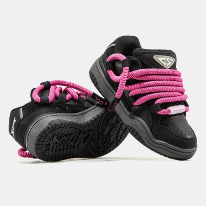 Cat & Sofa Dreadlocks Black Pink