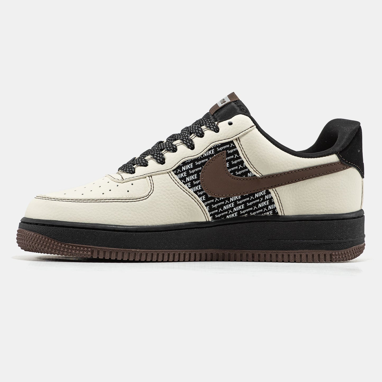 Nike Air Force 1 x Supreme White Brown