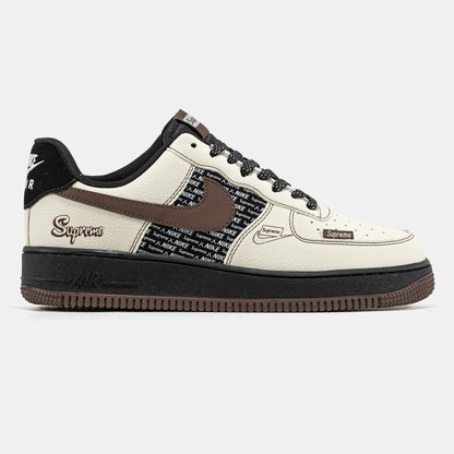Nike Air Force 1 x Supreme White Brown