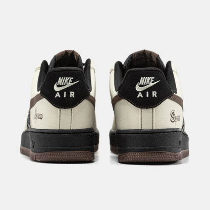 Nike Air Force 1 x Supreme White Brown