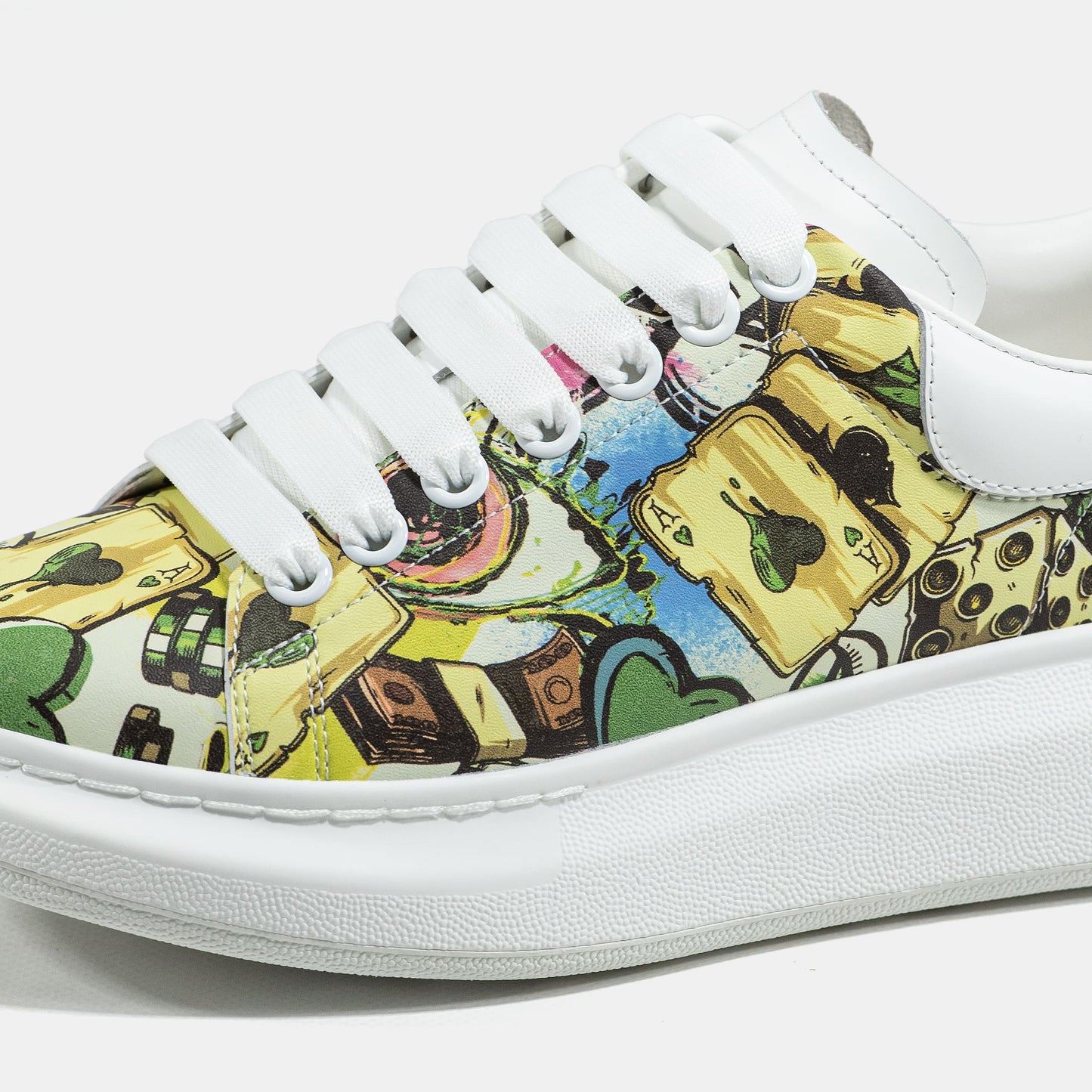 Alexander McQueen Card Multicolor Yellow White